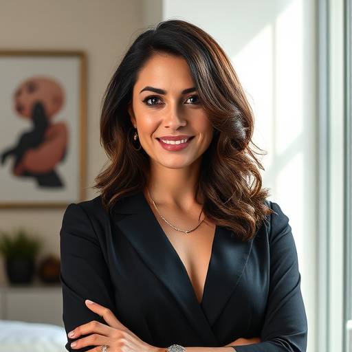 Foto de Ana Beatriz Ferreira, fundadora e designer de interiores da Artenossa Interiores